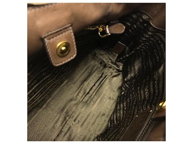 Tote Prada BN1728 Rüschentasche Braun - Ansicht 7