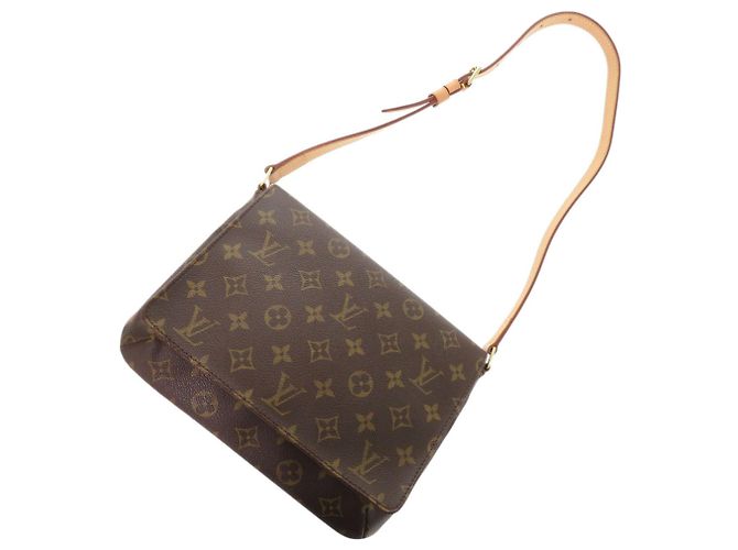 Musette Tango Schultertasche von Louis Vuitton Braun - Ansicht 8