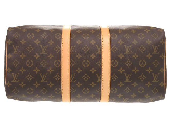 Borsa Boston Keepall 45 Monogram Louis Vuitton Marrone - vista 3