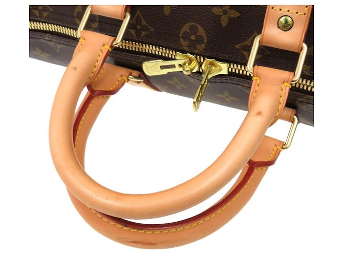 Borsa Boston Keepall 45 Monogram Louis Vuitton Marrone - vista 4