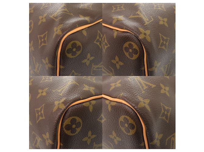Borsa Boston Keepall 45 Monogram Louis Vuitton Marrone - vista 8