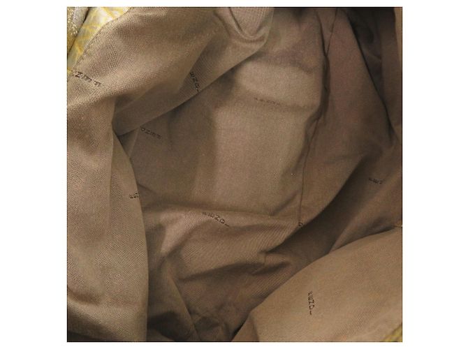 Borsa Spy Fendi in pelle dorata D'oro - vista 6