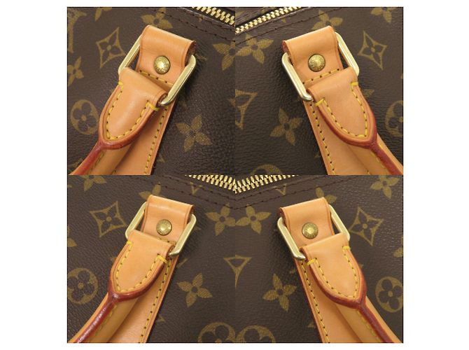 Borsa Keepall Bandoulière 60 Monogram Louis Vuitton Marrone - vista 7