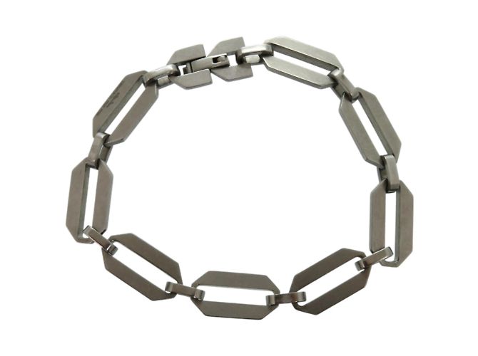 Tiffany & Co Bracciale in acciaio inossidabile Tiffany Paloma Picasso con charm Argento - vista 2