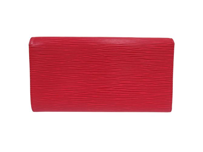 Cartera larga Louis Vuitton Epi rojo castellano Roja - vista 2