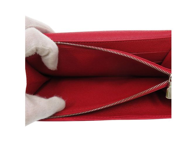 Cartera larga Louis Vuitton Epi rojo castellano Roja - vista 4