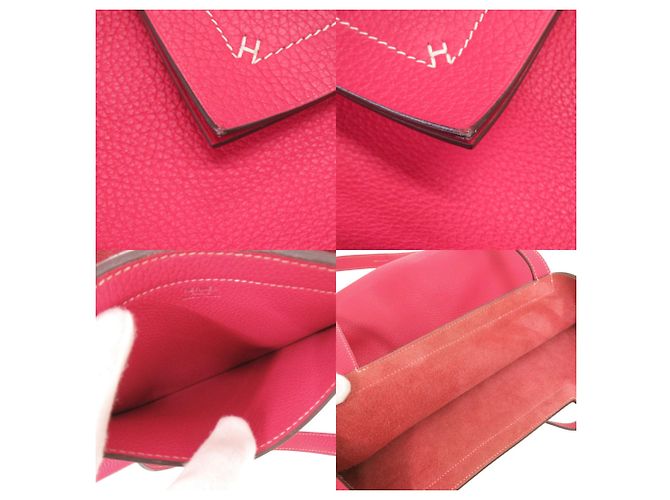 Borsa Tote Cabas Serie 31 Hermès Rosa - vista 9