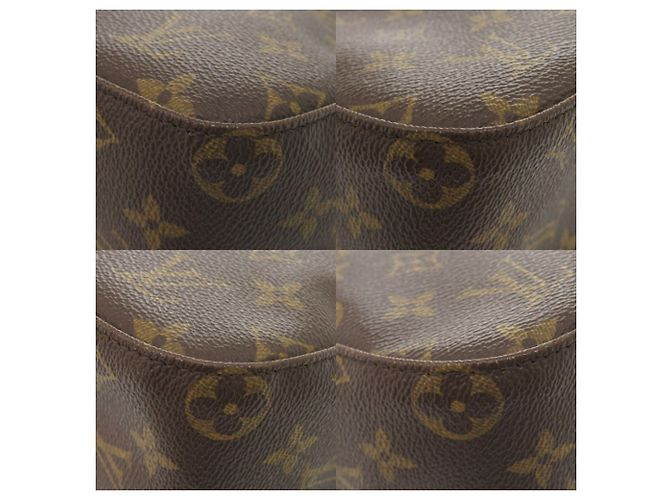 Borsa a Spalla Looping MM Monogramma Louis Vuitton Marrone - vista 4