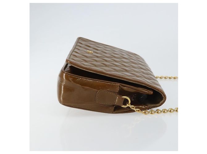 Bally Vintage Chain Quilted Patent leather Brown - view 3