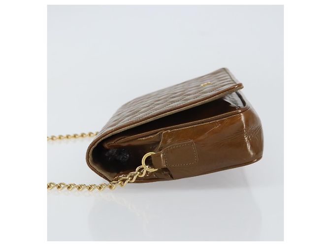 Bally Vintage Chain Quilted Patent leather Brown - view 4