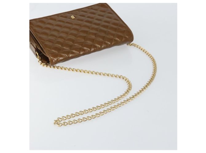 Bally Vintage Chain Quilted Patent leather Brown - view 7