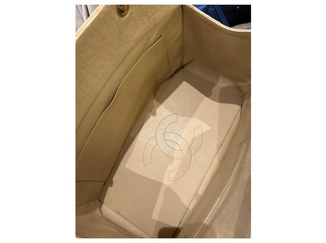 Chanel Cambon Canvas Tote Schwarz Kamel - Ansicht 10