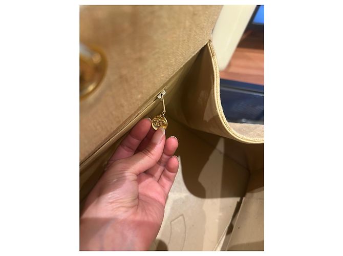 Chanel Cambon Canvas Tote Schwarz Kamel - Ansicht 6