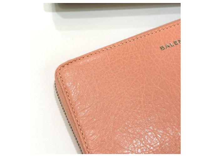 Balenciaga Damen Leder Langbörse Beige - Ansicht 8