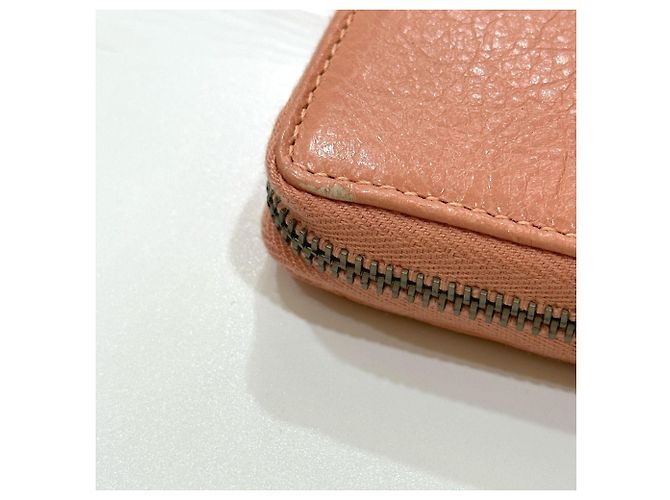 Balenciaga Damen Leder Langbörse Beige - Ansicht 9