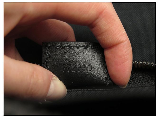 NUOVO BORSA A MANO LOUIS VUITTON M45379 CABAS ZIPPE MONOGRAM ECLIPSE REVERSE ABLOH Grigio - vista 10