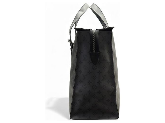 NUOVO BORSA A MANO LOUIS VUITTON M45379 CABAS ZIPPE MONOGRAM ECLIPSE REVERSE ABLOH Grigio - vista 4