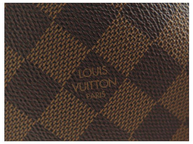 NUOVA BORSA LOUIS VUITTON OLAV PM N41442 CANVAS DAMIER EBENE Marrone - vista 8