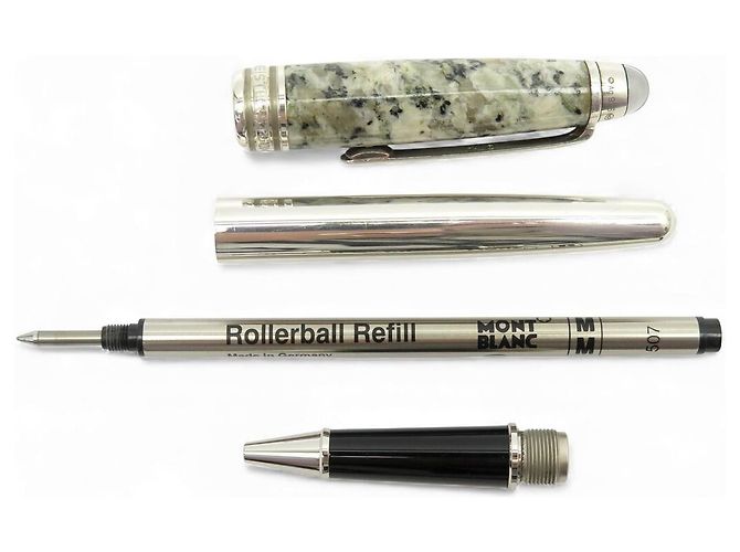 SET DI 3 PENNE MONTBLANC MEISTERSTÜCK SOULMAKERS IN ARGENTO - vista 7