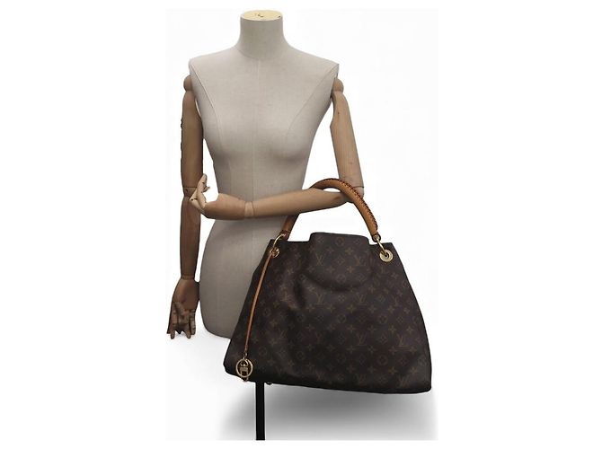 SAC A MAIN LOUIS VUITTON ARTSY MM EN TOILE MONOGRAM M40249 TOTE HAND BAG Marron - vue 7