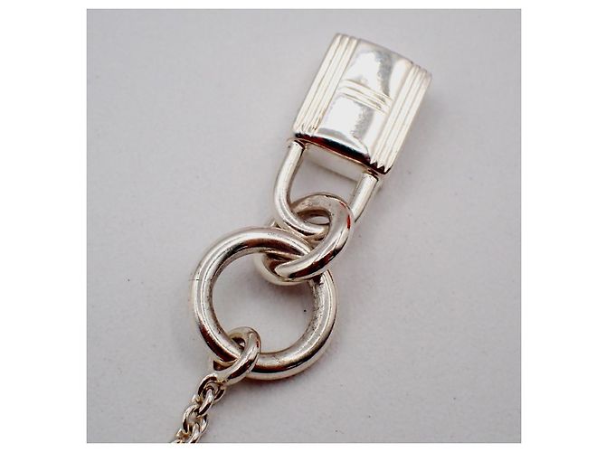 Hermès Collana Pendente Cadenas Kelly in Argento Sterling Hermes - vista 5