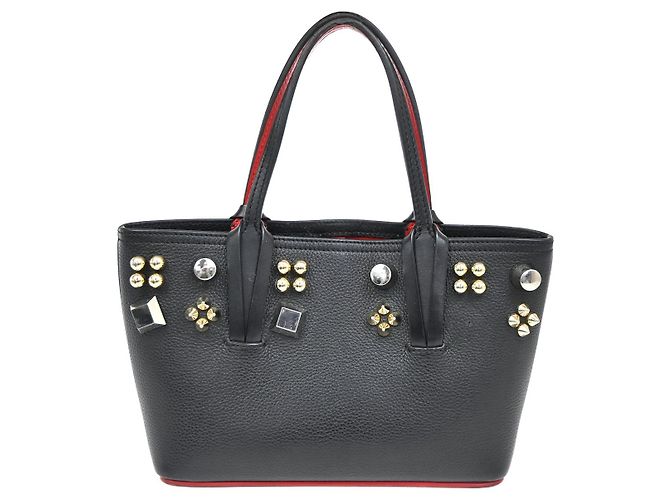 Bolsa Cabata Empire em couro com studs Christian Louboutin - Pequena - vista 2