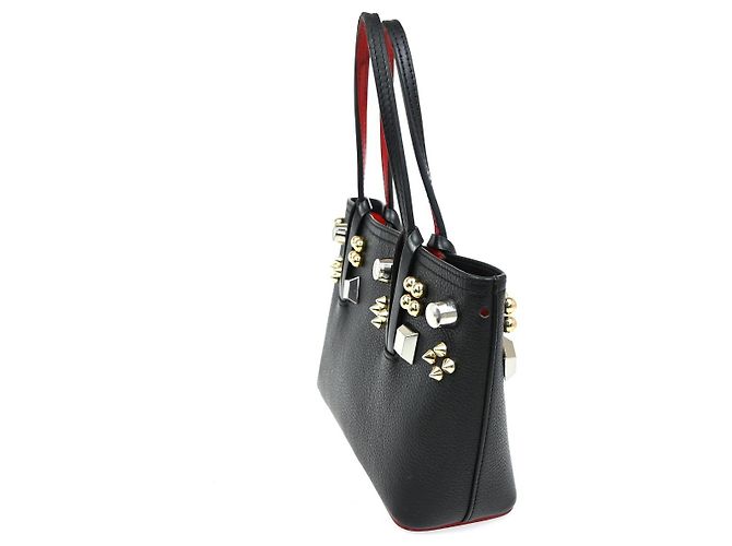 Bolsa Cabata Empire em couro com studs Christian Louboutin - Pequena - vista 3