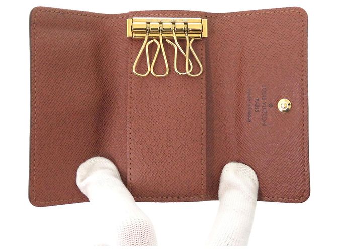 Llave Multicle 4 de Louis Vuitton Castaño Monograma - vista 6