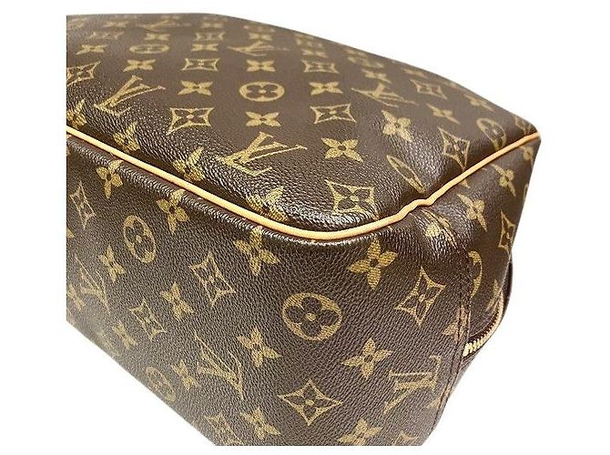 Borsa a mano Monogram Deauville Louis Vuitton Marrone - vista 8