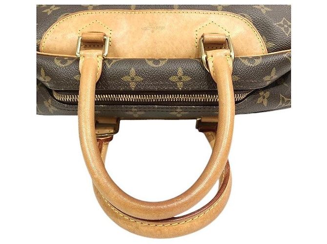 Borsa a mano Monogram Deauville Louis Vuitton Marrone - vista 9