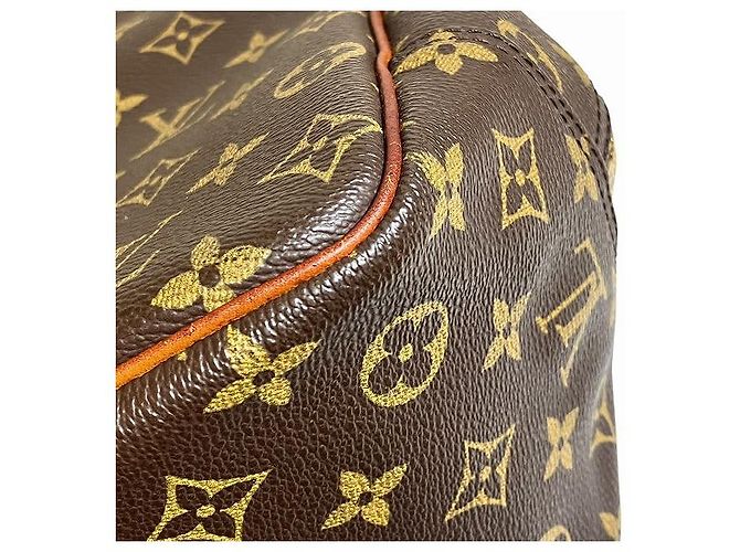Borsa a mano Monogram Deauville Louis Vuitton Marrone - vista 7