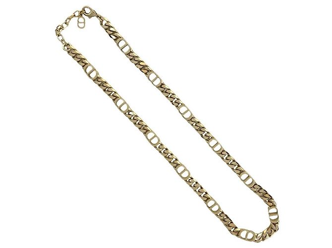 Collana Christian Dior D'oro Metallico - vista 5