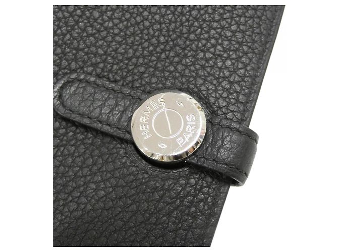 Hermès Hermes Dogon Compact Togo Wallet Black - view 4