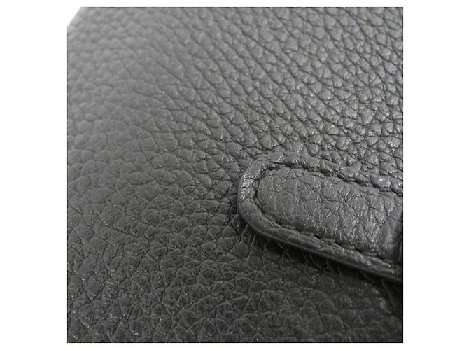 Hermès Hermes Dogon Compact Togo Wallet Black - view 6