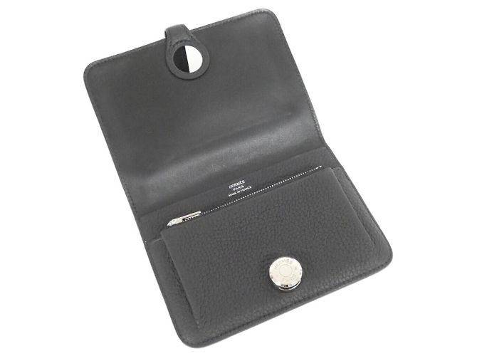 Hermès Hermes Dogon Compact Togo Wallet Black - view 7