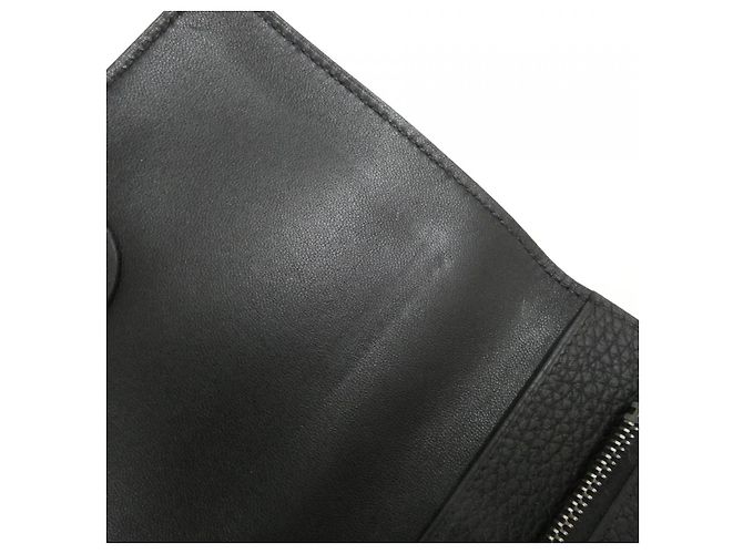 Hermès Hermes Dogon Compact Togo Wallet Black - view 8