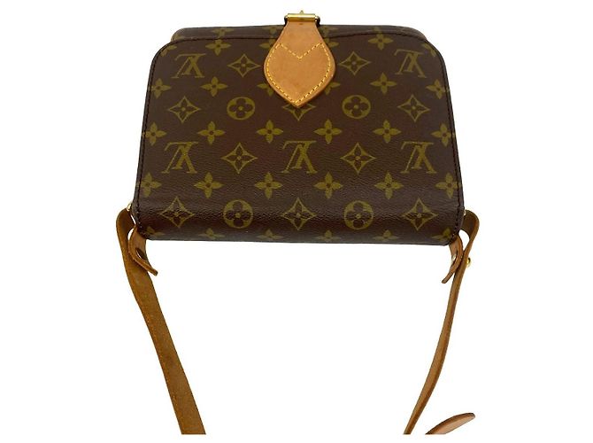 Borsa a Spalla Cartouchiere Monogram Louis Vuitton Marrone - vista 5