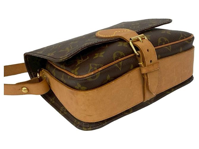 Borsa a Spalla Cartouchiere Monogram Louis Vuitton Marrone - vista 8