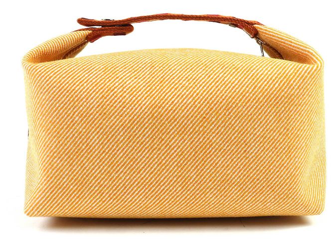 Hermès BRIDE-A-GM Canvas Handbag Orange - view 2