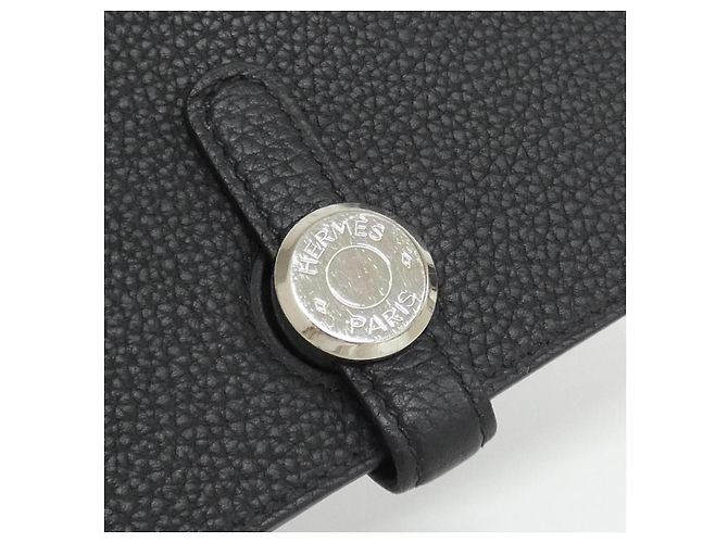 Portafoglio Lungo Dogon Duo Togo Hermès Nero - vista 5