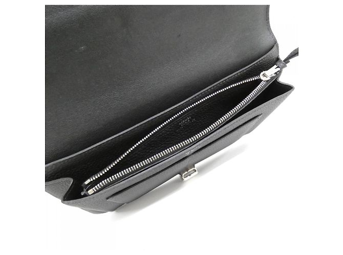 Portafoglio Lungo Dogon Duo Togo Hermès Nero - vista 9