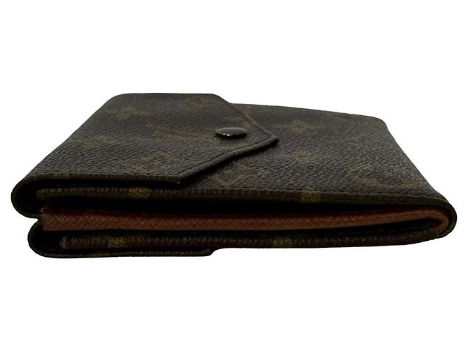 Portafoglio Billet Monogram Trifold Louis Vuitton Marrone - vista 5