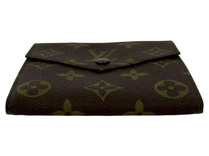 Portafoglio Billet Monogram Trifold Louis Vuitton Marrone - vista 7