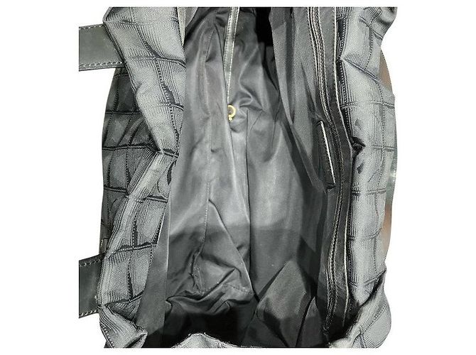 2.55 Borsa tote in nylon della nuova linea di viaggio di Chanel Nero - vista 5