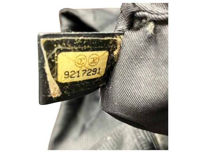 2.55 Borsa tote in nylon della nuova linea di viaggio di Chanel Nero - vista 9