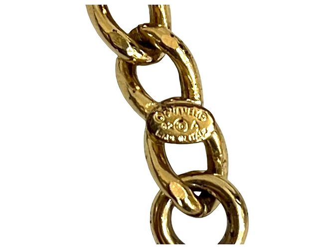Collar Coco Mark de Chanel Dorado Metálico - vista 3