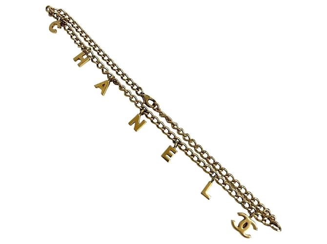 Collar Coco Mark de Chanel Dorado Metálico - vista 5