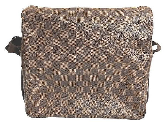 Borsa a Spalla Naviglio Damier Louis Vuitton Marrone - vista 2