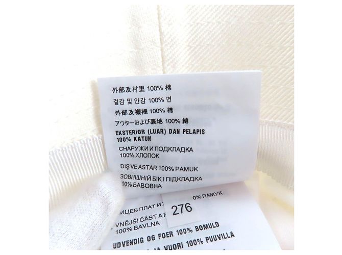 Cappello bucket in cotone ricamato con logo Prada Bianco - vista 8