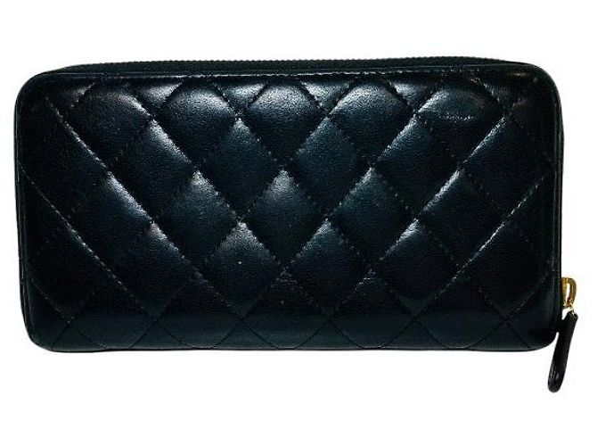 Chanel Matelasse Lambskin Long Wallet Black - view 2